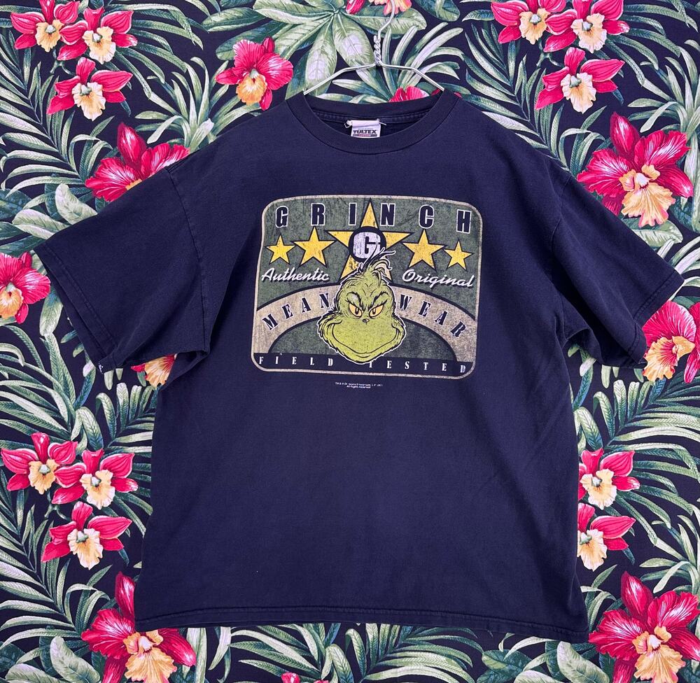 Vintage 1999 Dr. Seuss The Grinch T-Shirt Tultex Size XL